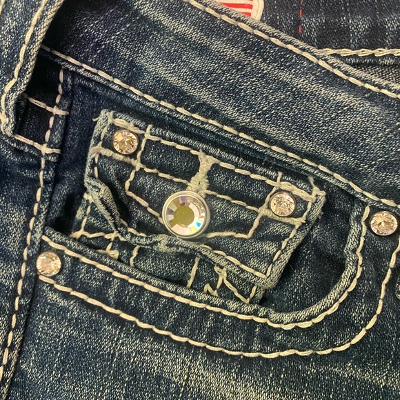 True Religion Blue Distressed Women's Jeans GUC 25 - Picture 6 of 10